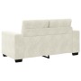 Conjunto de Sofá de 2 Piezas con Cojines Velvet Crema de , Sofás - Ref: Foro24-3324729, Precio: 481,51 €, Descuento: %