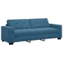 Juego de Sofá de 2 Piezas con Cojines de Terciopelo Azul de , Sofás - Ref: Foro24-3324730, Precio: 478,76 €, Descuento: %