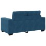 Juego de Sofá de 2 Piezas con Cojines de Terciopelo Azul de , Sofás - Ref: Foro24-3324730, Precio: 478,76 €, Descuento: %