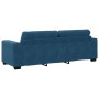 Juego de Sofá de 2 Piezas con Cojines de Terciopelo Azul de , Sofás - Ref: Foro24-3324730, Precio: 478,76 €, Descuento: %