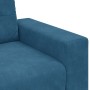 Juego de Sofá de 2 Piezas con Cojines de Terciopelo Azul de , Sofás - Ref: Foro24-3324730, Precio: 478,76 €, Descuento: %