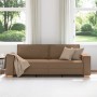 Sofá de 3 plazas Marrón 180 cm Tela de , Sofás - Ref: Foro24-4104994, Precio: 261,61 €, Descuento: %