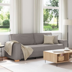 Sofá de 3 plazas Taupe 180 cm Tela de , Sofás - Ref: Foro24-4104996, Precio: 261,61 €, Descuento: %
