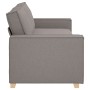 Sofá de 3 plazas Taupe 180 cm Tela de , Sofás - Ref: Foro24-4104996, Precio: 261,61 €, Descuento: %