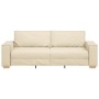 Sofá de 3 plazas Crema de 180 cm en tela de , Sofás - Ref: Foro24-4104997, Precio: 261,98 €, Descuento: %