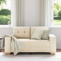 Sofá Loveseat Crema 120 cm Tela de , Sofás - Ref: Foro24-4105075, Precio: 217,07 €, Descuento: %