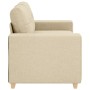 Sofá Loveseat Crema 120 cm Tela de , Sofás - Ref: Foro24-4105075, Precio: 217,07 €, Descuento: %