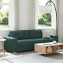 Sofá de 3 plazas Verde Oscuro 180 cm Tela de , Sofás - Ref: Foro24-4105093, Precio: 261,43 €, Descuento: %