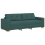 Sofá de 3 plazas Verde Oscuro 180 cm Tela de , Sofás - Ref: Foro24-4105093, Precio: 261,43 €, Descuento: %