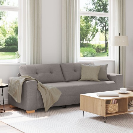 Sofá Taupe Tela, Madera Mediano Resistente Sofá Taupe de , Sofás - Ref: Foro24-4105094, Precio: 261,43 €, Descuento: %