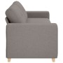 Sofá Taupe Tela, Madera Mediano Resistente Sofá Taupe de , Sofás - Ref: Foro24-4105094, Precio: 261,43 €, Descuento: %