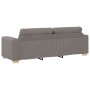 Sofá Taupe Tela, Madera Mediano Resistente Sofá Taupe de , Sofás - Ref: Foro24-4105094, Precio: 261,43 €, Descuento: %