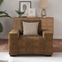Sillón Marrón de 59 cm en Cuero Sintético de , Sofás - Ref: Foro24-4105108, Precio: 170,51 €, Descuento: %
