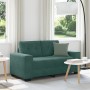Sofá Loveseat Verde Oscuro 120 cm de Terciopelo de , Sofás - Ref: Foro24-4105112, Precio: 213,69 €, Descuento: %