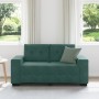 Sofá Loveseat Verde Oscuro 120 cm de Terciopelo de , Sofás - Ref: Foro24-4105112, Precio: 213,69 €, Descuento: %