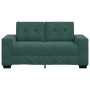 Sofá Loveseat Verde Oscuro 120 cm de Terciopelo de , Sofás - Ref: Foro24-4105112, Precio: 213,69 €, Descuento: %