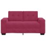 Sofá Loveseat Rojo Vino 120 cm de Terciopelo de , Sofás - Ref: Foro24-4105114, Precio: 210,75 €, Descuento: %