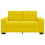 Sofá Loveseat Amarillo 120 cm de Terciopelo de , Sofás - Ref: Foro24-4105116, Precio: 213,69 €, Descuento: %