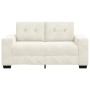Sofá Loveseat Crema 120 cm de Terciopelo de , Sofás - Ref: Foro24-4105118, Precio: 220,90 €, Descuento: %