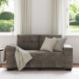 Sofá Loveseat Gris Oscuro de 120 cm en Cuero Sintético de , Sofás - Ref: Foro24-4105121, Precio: 232,55 €, Descuento: %