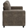 Sofá Loveseat Gris Oscuro de 120 cm en Cuero Sintético de , Sofás - Ref: Foro24-4105121, Precio: 232,55 €, Descuento: %