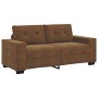 Sofá Loveseat Marrón 140 cm de Cuero Sintético de , Sofás - Ref: Foro24-4105132, Precio: 239,22 €, Descuento: %