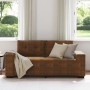 Sofá Loveseat Marrón 140 cm de Cuero Sintético de , Sofás - Ref: Foro24-4105132, Precio: 239,22 €, Descuento: %