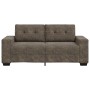 Sofá Loveseat Gris Oscuro de 140 cm en Cuero Sintético de , Sofás - Ref: Foro24-4105133, Precio: 243,49 €, Descuento: %