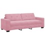 Sofá de 3 plazas Rosa 180 cm de Terciopelo de , Sofás - Ref: Foro24-4105137, Precio: 266,07 €, Descuento: %