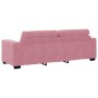 Sofá de 3 plazas Rosa 180 cm de Terciopelo de , Sofás - Ref: Foro24-4105137, Precio: 266,07 €, Descuento: %