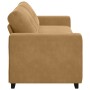 Sofá de 3 plazas Marrón 180 cm de Terciopelo de , Sofás - Ref: Foro24-4105141, Precio: 260,53 €, Descuento: %
