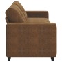 Sofá de 3 plazas Marrón 180 cm de cuero sintético de , Sofás - Ref: Foro24-4105144, Precio: 287,77 €, Descuento: %
