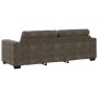 Sofá de 3 plazas Gris Oscuro 180 cm de Cuero Sintético de , Sofás - Ref: Foro24-4105145, Precio: 284,51 €, Descuento: %