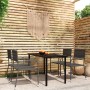 Juego de comedor de jardín 5 piezas gris de , Conjuntos de jardín - Ref: Foro24-3099585, Precio: 217,52 €, Descuento: %
