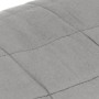 Manta con peso tela gris 140x200 cm 10 kg de , Mantas - Ref: Foro24-3154782, Precio: 76,34 €, Descuento: %