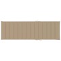 Tumbona con cojín beige madera de pino impregnada de , Tumbonas - Ref: Foro24-3065852, Precio: 139,13 €, Descuento: %