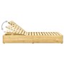 Tumbona doble y cojines negros madera pino impregnada de , Tumbonas - Ref: Foro24-3065976, Precio: 319,74 €, Descuento: %