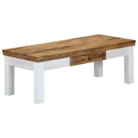 Mesa de centro madera maciza de mango 110x50x40 cm en Mesas de centro | Comprar online en Foru.es