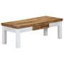 Mesa de centro madera maciza de mango 110x50x40 cm en Mesas de centro | Comprar online en Foru.es