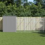 Caseta perro corral acero galvanizado gris claro 214x1069x181cm de , Casetas para perros - Ref: Foro24-3189129, Precio: 881,9...