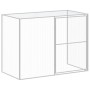 Caseta perros con corral acero galvanizado gris 214x1273x181 cm de , Casetas para perros - Ref: Foro24-3189136, Precio: 1,00 ...