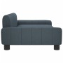 Sofá para niños de tela gris oscuro 90x53x30 cm de , Mobiliario para bebés y niños pequeños - Ref: Foro24-3196259, Precio: 97...