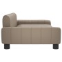 Sofá para niños de cuero sintético capuchino 90x53x30 cm de , Mobiliario para bebés y niños pequeños - Ref: Foro24-3196267, P...