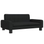 Sofá para niños de tela negro 70x45x30 cm de , Mobiliario para bebés y niños pequeños - Ref: Foro24-3196273, Precio: 78,84 €,...