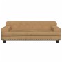Sofá para niños de terciopelo marrón 90x53x30 cm de , Mobiliario para bebés y niños pequeños - Ref: Foro24-3196284, Precio: 9...