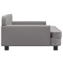 Sofá para niños de cuero sintético gris 90x53x30 cm de , Mobiliario para bebés y niños pequeños - Ref: Foro24-3196290, Precio...