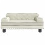 Sofá para niños de terciopelo crema 70x45x30 cm de , Mobiliario para bebés y niños pequeños - Ref: Foro24-3196299, Precio: 88...
