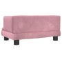 Sofá para niños de terciopelo rosa 60x40x30 cm de , Mobiliario para bebés y niños pequeños - Ref: Foro24-3196320, Precio: 58,...