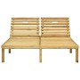 Tumbona doble y cojines madera de pino impregnada de , Tumbonas - Ref: Foro24-3065892, Precio: 224,84 €, Descuento: %