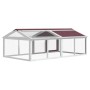 Corral de animales madera maciza pino moca 200x112,5x74 cm de , Jaulas y habitáculos para animales pequeños - Ref: Foro24-172...